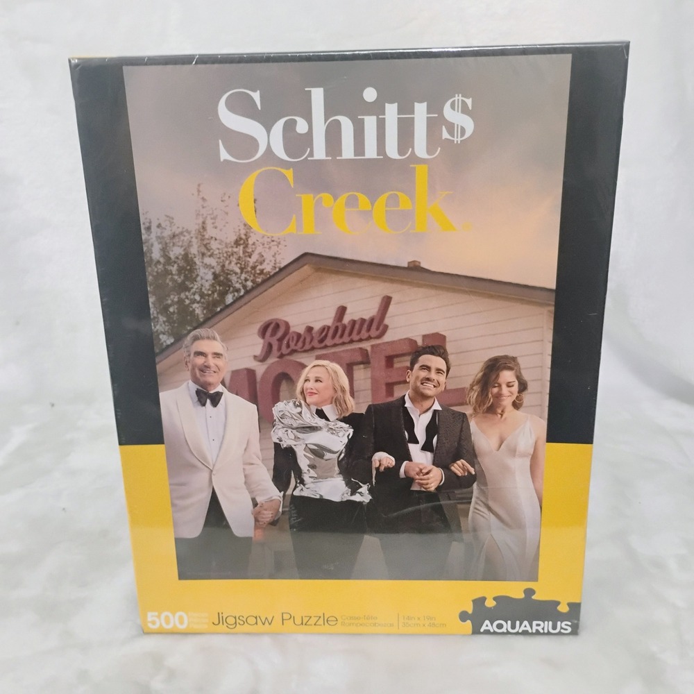 Schitts Creek Rosebud Motel 500 Piece Jigsaw Puzzle Aquarius 62-231 New Sealed